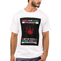 Save Palestine Mannen | Vrij Palestijns T-shirt