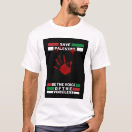 Save Palestine Mannen | Vrij Palestijns T-shirt
