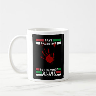 Save Palestine Mannen   Vrij Palestina Koffiemok
