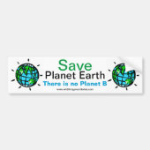 Save Planet EARTH - Klimaatverandering - Bumpersticker (Voorkant)