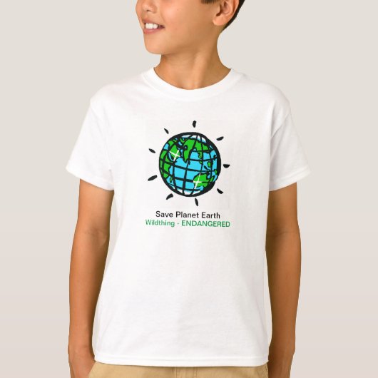 Save Planet Earth - Wildthing - Conservatie - T-shirt (Voorkant)