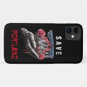 "Save Portland" iPhone / iPad hoesje (Achterkant (horizontaal))