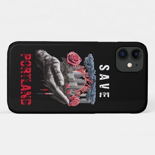 "Save Portland" iPhone / iPad hoesje (Achterkant (horizontaal))