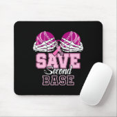 Save Second 2nd Byse Fun Bysebyll Borstkanker AW Muismat (Met muis)