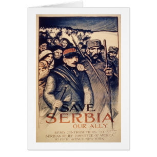 'Save Servië Our Ally', poster, 1915 (litho)