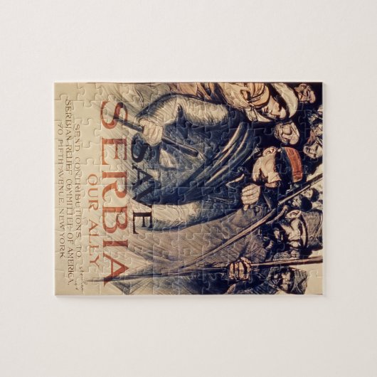 'Save Servië Our Ally', poster, 1915 (litho) Legpuzzel (Horizontaal)