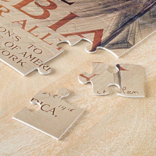 'Save Servië Our Ally', poster, 1915 (litho) Legpuzzel (Zijkant)
