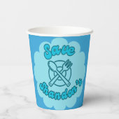 SAVE SHANDON'S - Rob's Diner - De Oversteek Papieren Bekers (Achterkant)