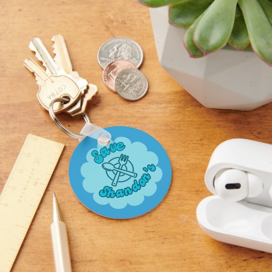 SAVE SHANDON'S - Rob's Diner - De Oversteek Sleutelhanger (Bureau)