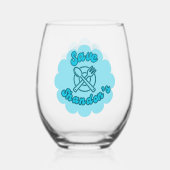 SAVE SHANDON'S - Rob's Diner - De Oversteek Wijnglas Zonder Voet (Achterkant)