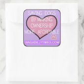 SAVE SHELTER DOGS STICKER (Tas)