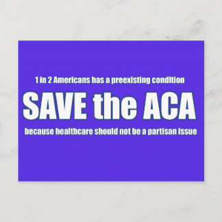 Save the ACA Postcard Briefkaart
