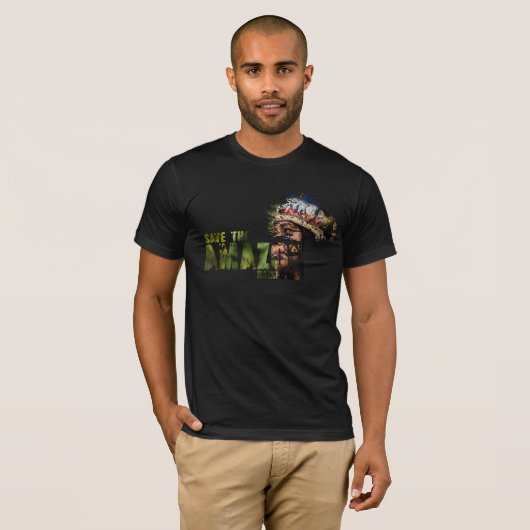 Save The Amazon Rainforest T-shirt (Voorkant volledig)