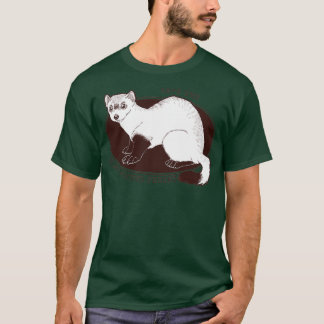 Save The American Ferret Blackfooted Ferret (2) T-shirt