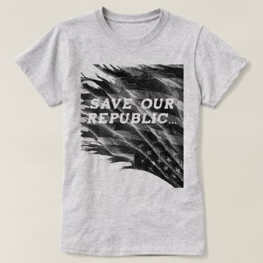 Save The American Republic T-shirt (Design voorkant)
