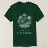 Save The Arctic Whale T-shirt (Design voorkant)