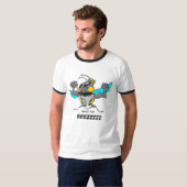 Save the Bee Strong Bumble Bee Cartoon T-shirt (Voorkant volledig)