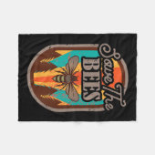 Save the Beekeeper Milieubescherming _ Fleece Deken (Voorkant (Horizontaal))