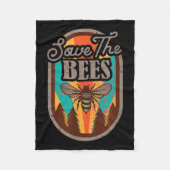 Save the Beekeeper Milieubescherming _ Fleece Deken (Voorkant)