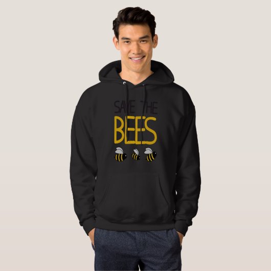 Save The Bees  Bee  Beekeeper Honey Environment Hoodie (Voorkant volledig)