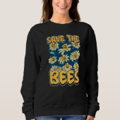 Save the bees Beekeeper cute honey bee costume  8 Trui (Voorkant)