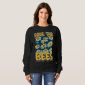 Save the bees Beekeeper cute honey bee costume 9 Trui (Voorkant volledig)