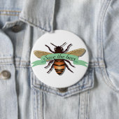 Save the Bees Conservation Environment Button (In situ)