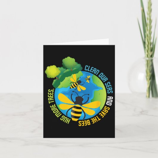 Save the Bees - Dag van de bescherming van het mil Kaart (Voorkant)