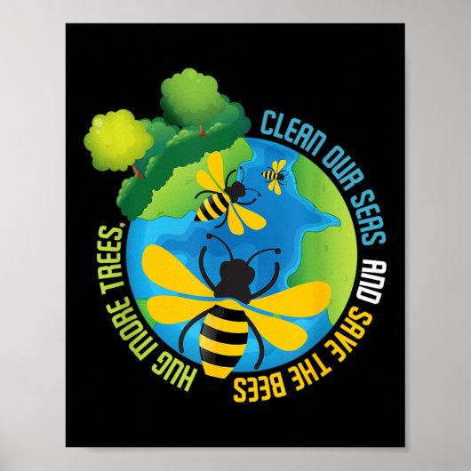Save the Bees - Dag van de bescherming van het mil Poster (Voorkant)