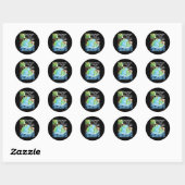 Save the Bees - Dag van de bescherming van het mil Ronde Sticker (Vel)