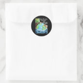 Save the Bees - Dag van de bescherming van het mil Ronde Sticker (Tas)
