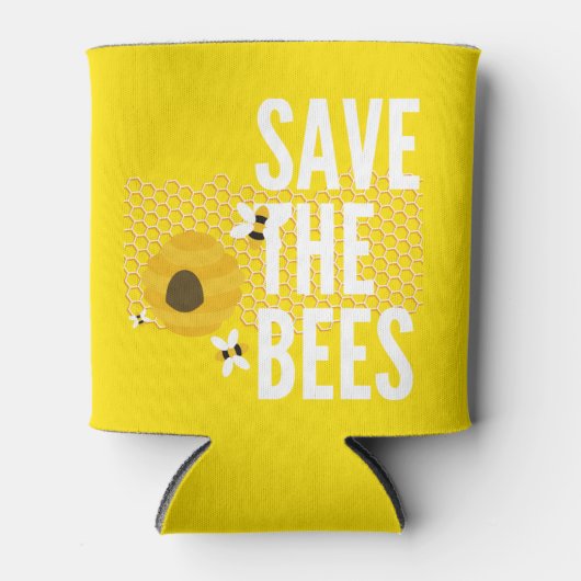 SAve The Bees HONEYCOMB Honey POT Blikjeskoeler (Voorkant)