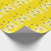 SAve The Bees HONEYCOMB Honey POT Cadeaupapier (Hoek)