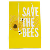 SAve The Bees HONEYCOMB Honey POT Medium Cadeauzakje (Achterkant)