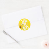 SAve The Bees HONEYCOMB Honey POT Ronde Sticker (Envelop)