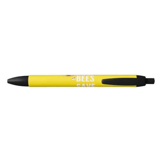 SAve The Bees HONEYCOMB Honey POT Zwarte Inkt Pen (Achterkant)