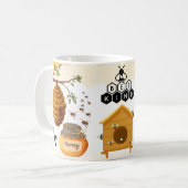 Save the Bees Inspirational Bee Honey Lover Gift  Koffiemok (Voorkant links)