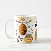 Save the Bees Inspirational Bee Honey Lover Gift  Koffiemok (Links)