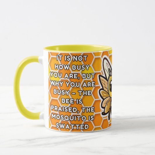 Save the Bees Inspirational Bee Honey Lover Gift  Mok (Links)