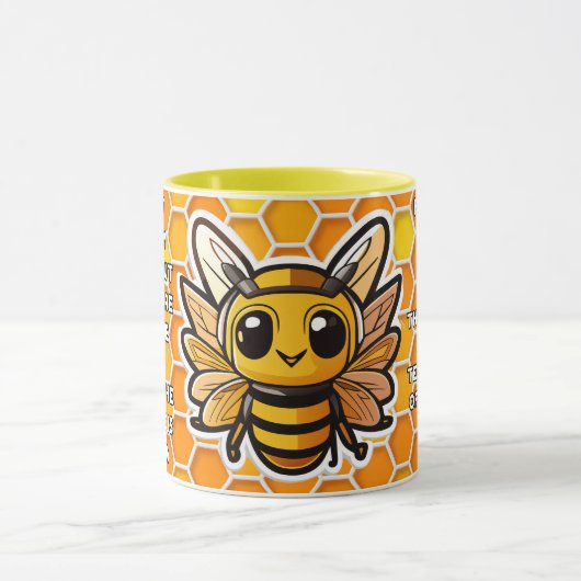 Save the Bees Inspirational Bee Honey Lover Gift  Mok (Midden)