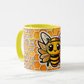 Save the Bees Inspirational Bee Honey Lover Gift  Mok (Voorkant links)