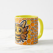 Save the Bees Inspirational Bee Honey Lover Gift  Mok (Voorkant rechts)