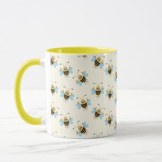 Save the Bees Inspirational Bee Honey Lover Gift Mok (Links)