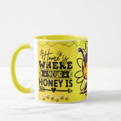 Save the Bees Inspirational Bee Honey Lover Gift  Mok (Links)