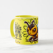 Save the Bees Inspirational Bee Honey Lover Gift  Mok (Voorkant links)