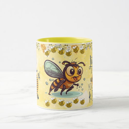 Save the Bees Inspirational Bee Honey Lover Gift  Mok (Midden)
