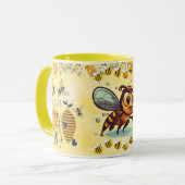 Save the Bees Inspirational Bee Honey Lover Gift  Mok (Voorkant links)