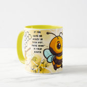 Save the Bees Inspirational Bee Honey Lover Gift  Mok (Voorkant links)