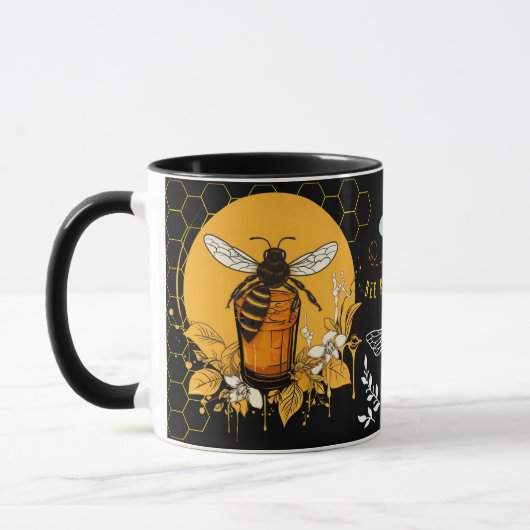 Save the Bees Inspirational Bee Honey Lover Gift  Mok (Links)