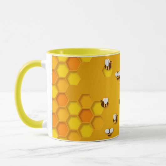 Save the Bees Inspirational Bee Honey Lover Gift  Mok (Links)